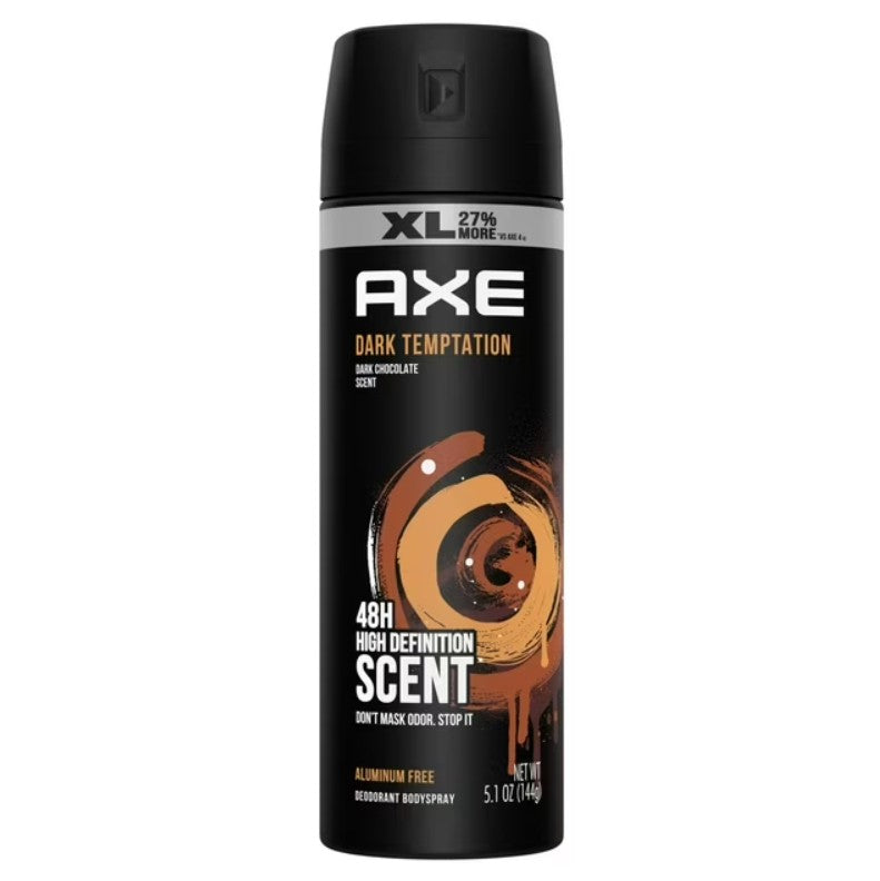 Axe Bodyspray Dark Tempation Deodorant 5 Ounces 1 Count 150ml - Bellso